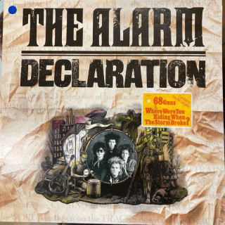 Alarm - Declaration (HOL/1984) LP (VG+/VG+) -alt rock-